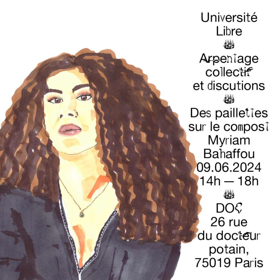 Des paillettes sur le compost de Myriam Bahaffou – université libre 1