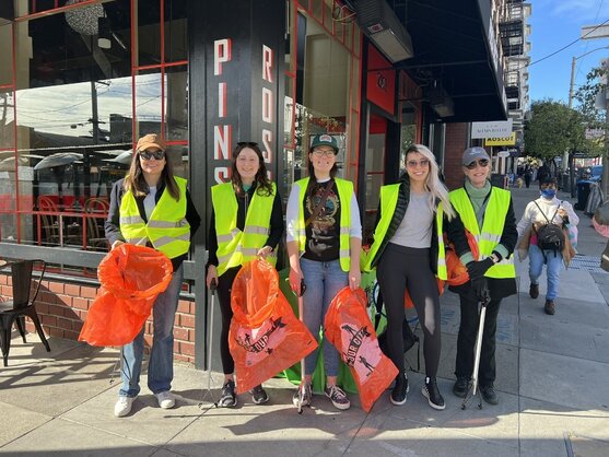 Fillmore Street Happy Hour Cleanup 1