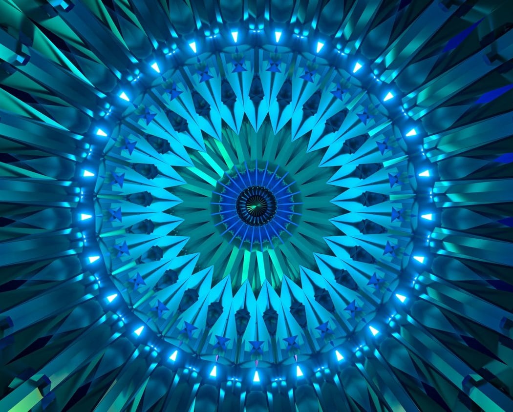 Mandala phosphorescent 1