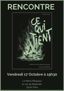 RENCONTRE - CE QUI TIENT 1