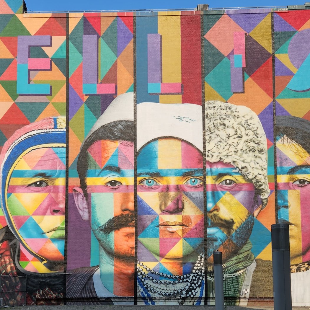 Kobra's Ellis Island Mural 1