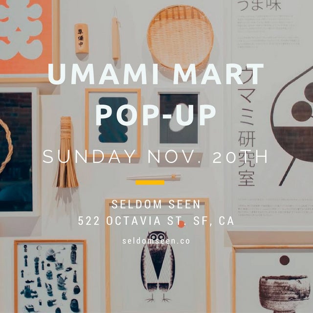 Umami Mart San Francisco Pop-Up 1