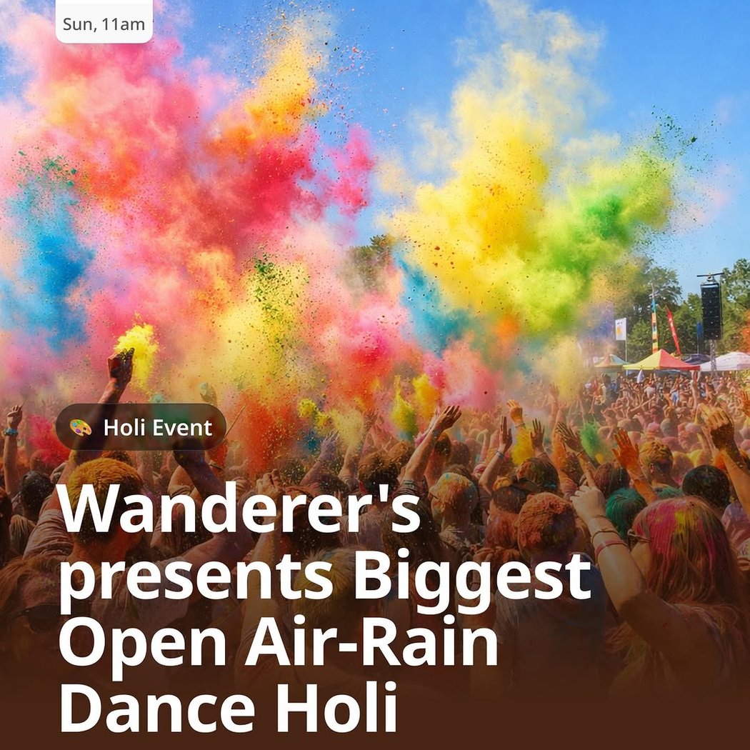 Biggest Open Air-Rain Dance Holi 1