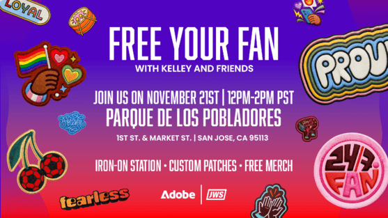 Women's Soccer Star “Free Your Fan” Event w/ Free Pizza 1