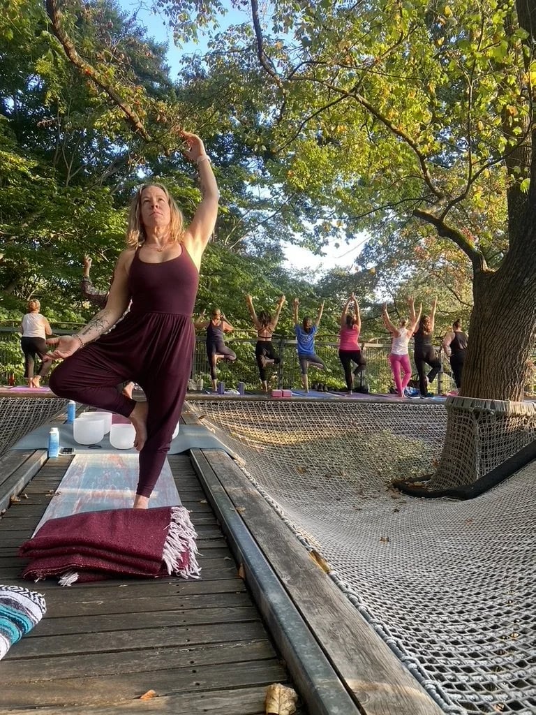 Yoga in the Treetops