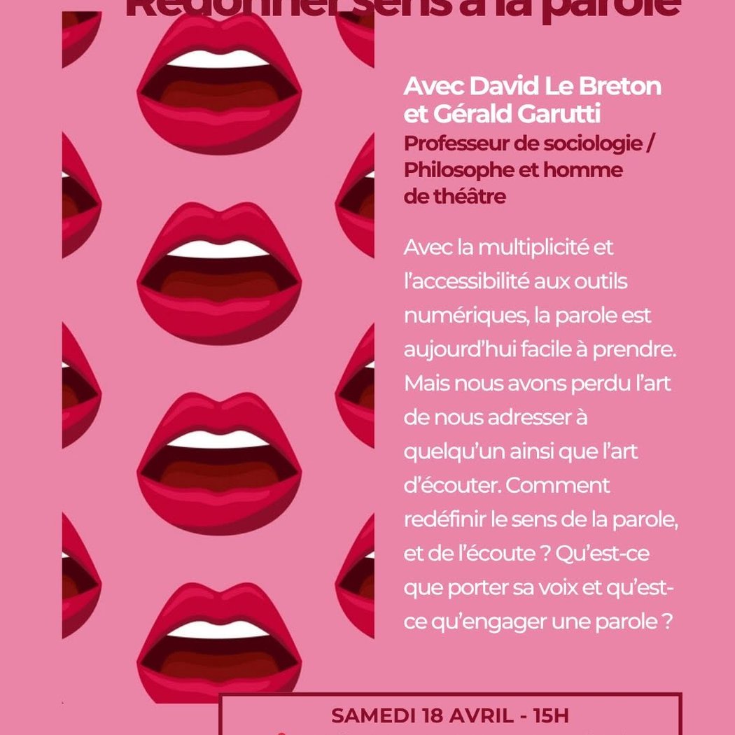 conférence « redonner sens à la parole » 1