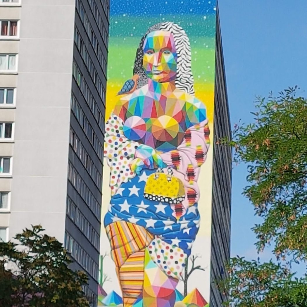 Street Art "Mona Lisa La Joconde" d'Okuda 4