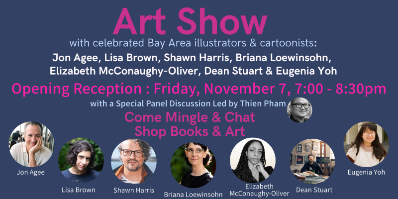 Mrs Dalloway's ART SHOW & SALE With Celebrated Illustrators & Cartoonists 1