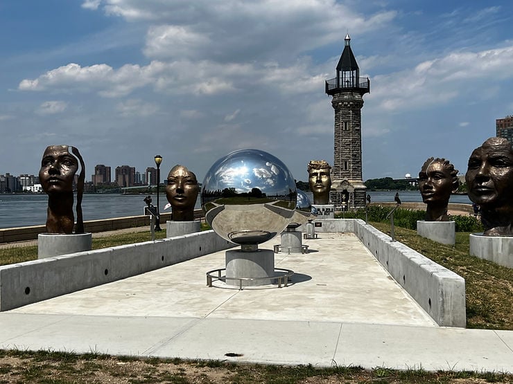 The Girl Puzzle Monument Honoring Nellie Bly 3