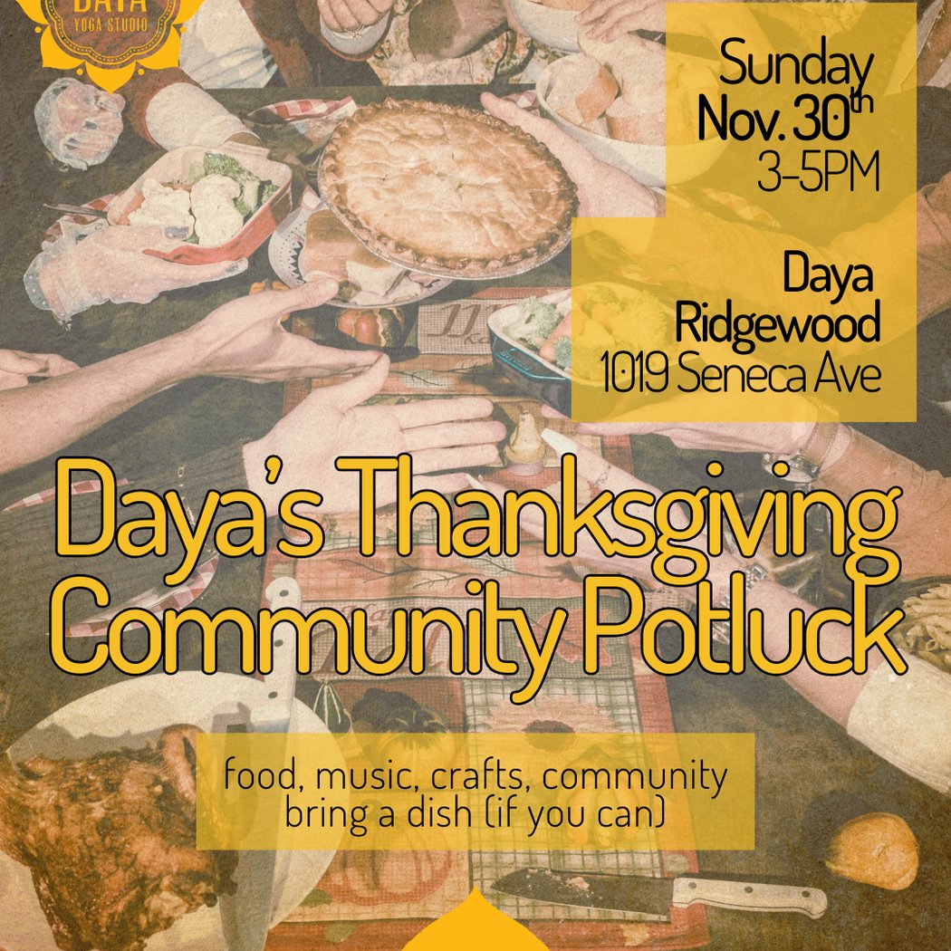 Daya’s Thanksgiving Community Potluck 1