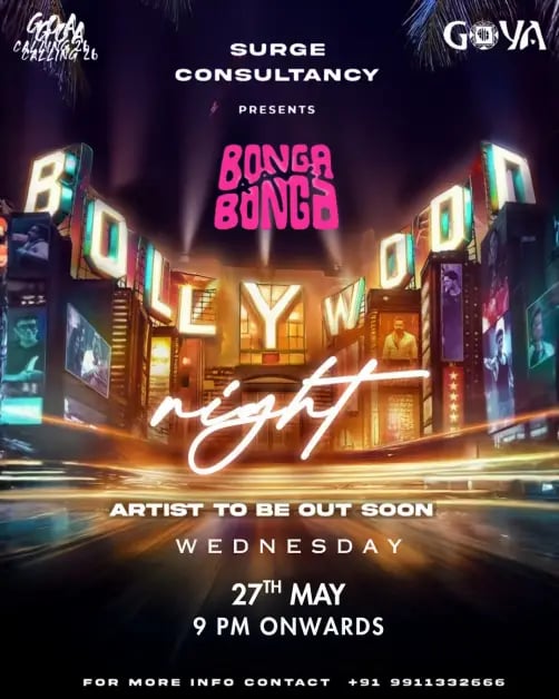 GOA CALLING | Bollywood Night 1