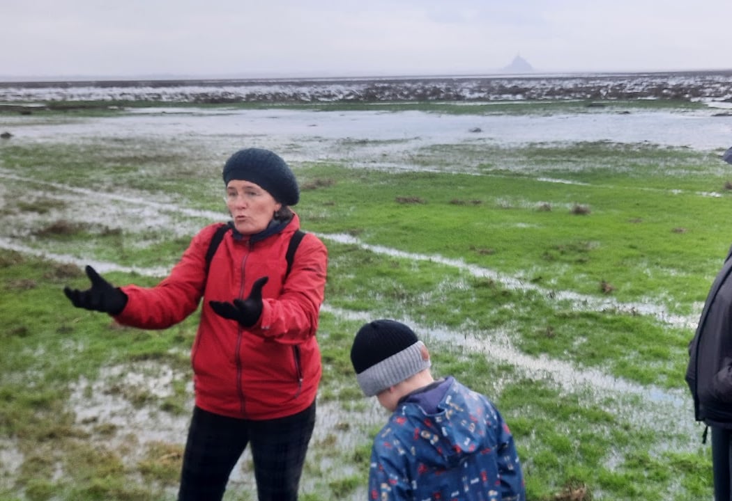 Départ de la traversée de la baie du Mont Saint Michel 1