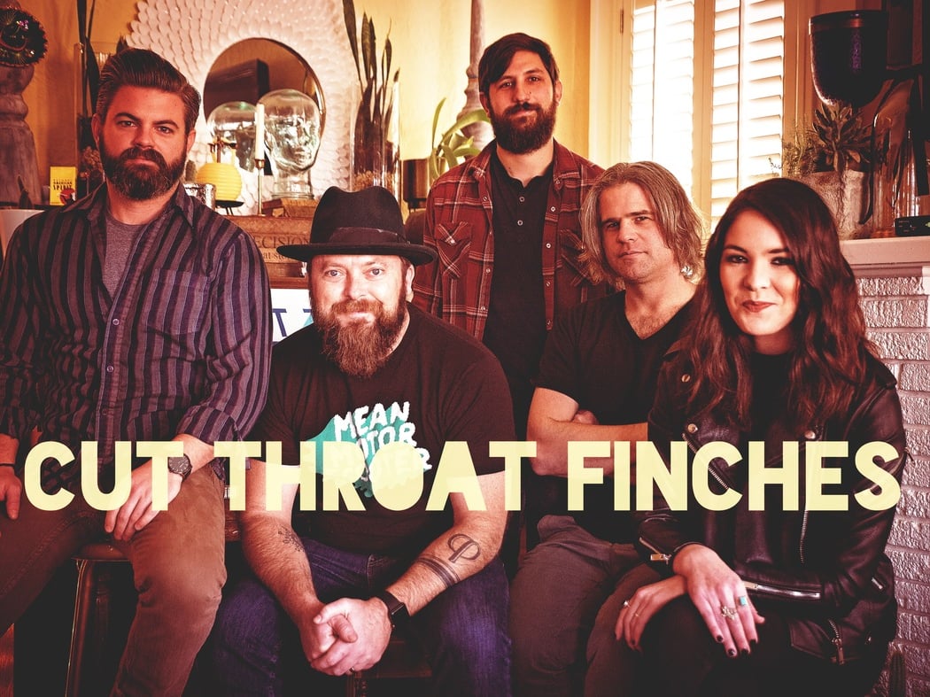 Cut Throat Finches