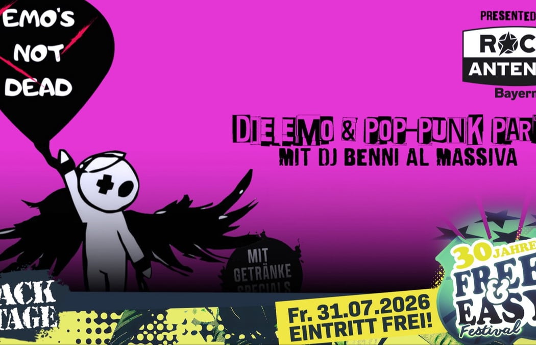 EMO'S NOT DEAD | FREE & EASY FESTIVAL 2026 1