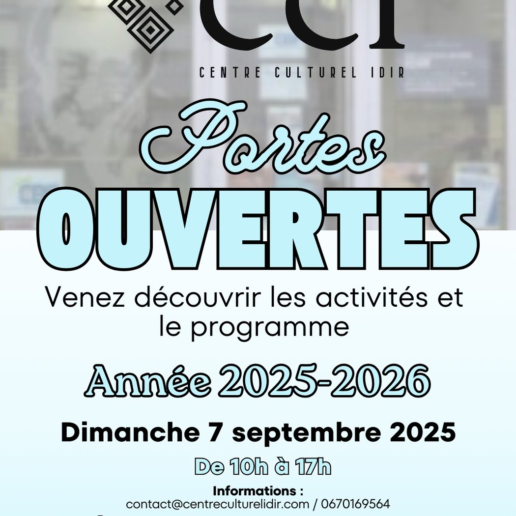 Portes ouvertes du Centre Culturel Idir 1