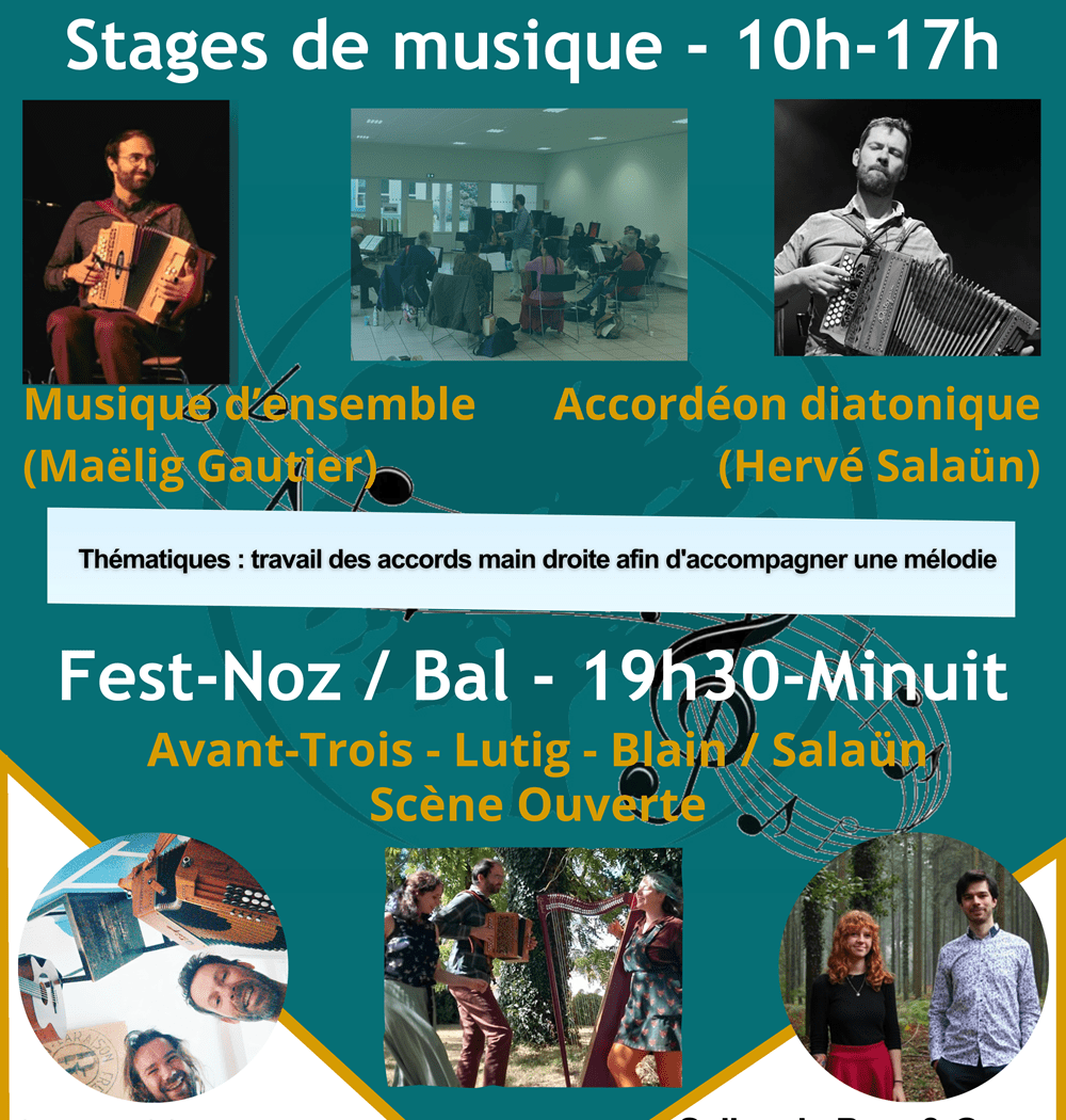 Stages de musique : Accordéon diatonique avec Hervé Salaün 1