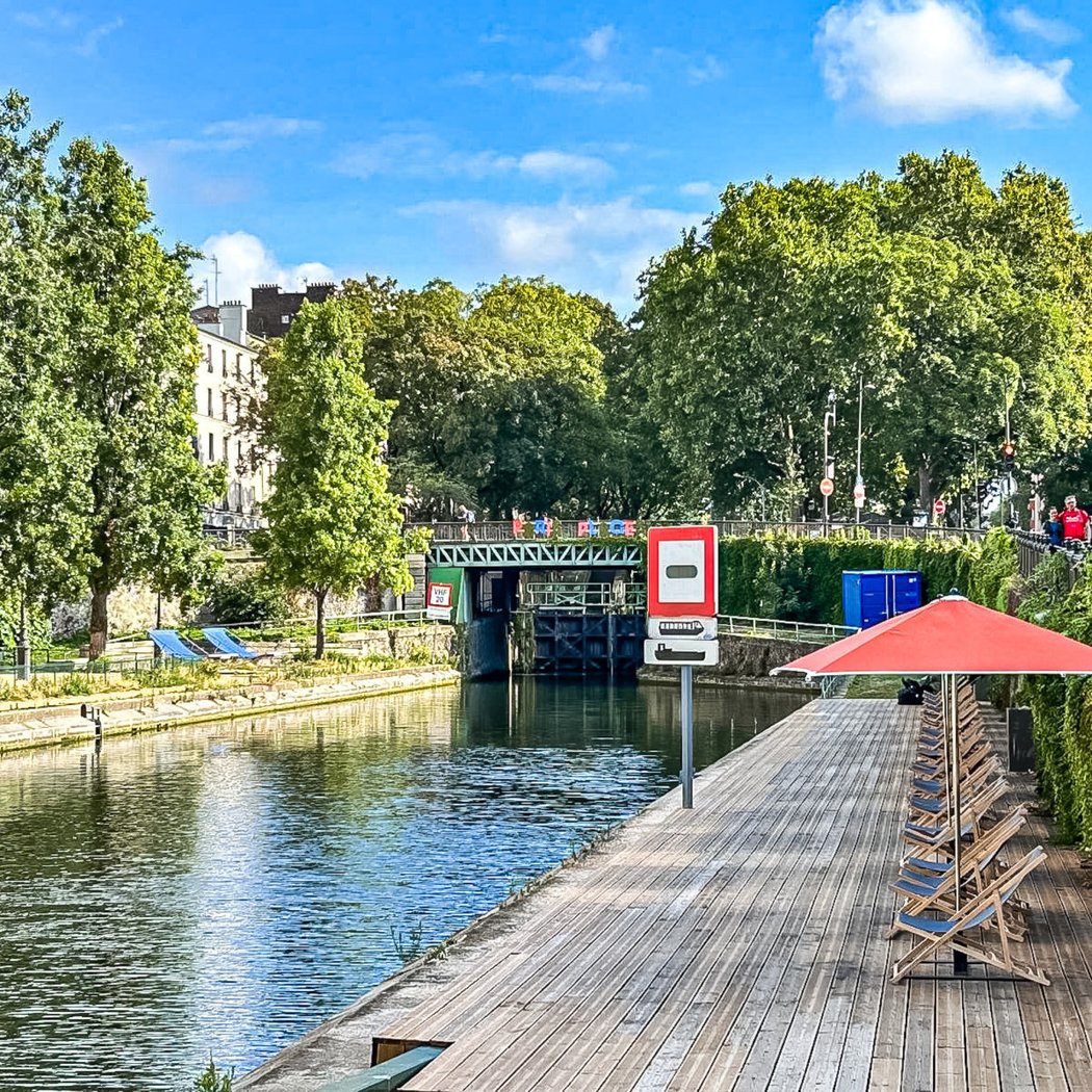 La baignade du Canal Saint-Martin