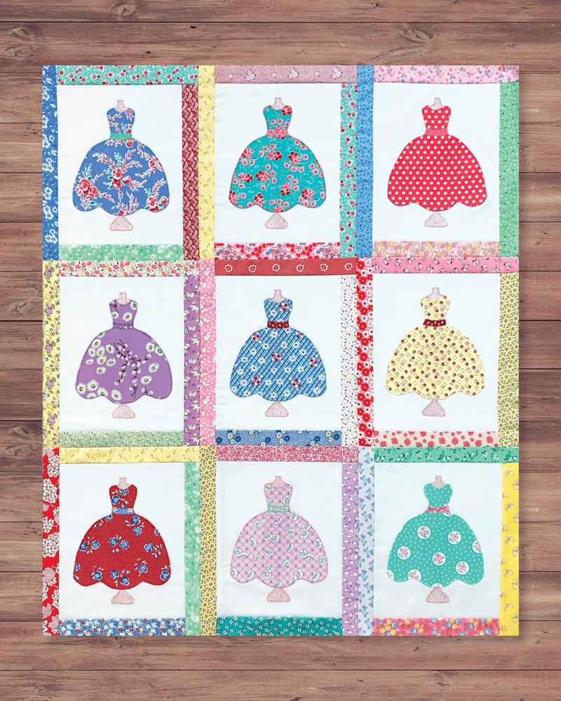 Party Dresses—Fusible Appliqué 1