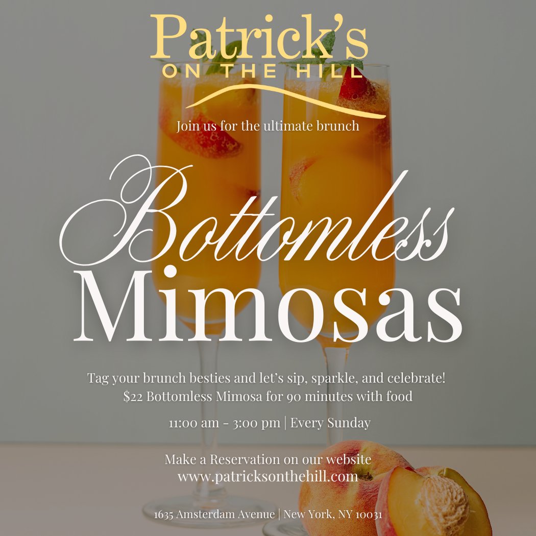 Bottomless Mimosas Sundays 1