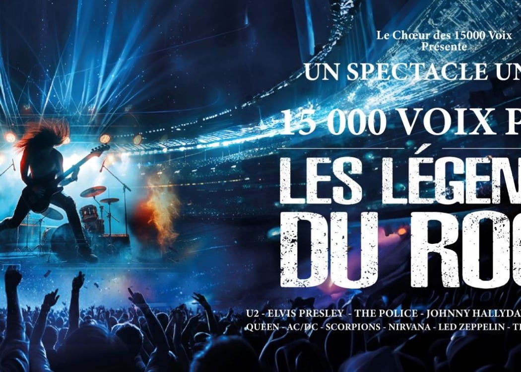 15 000 VOIX POUR LES LEGENDES DU ROCK 1