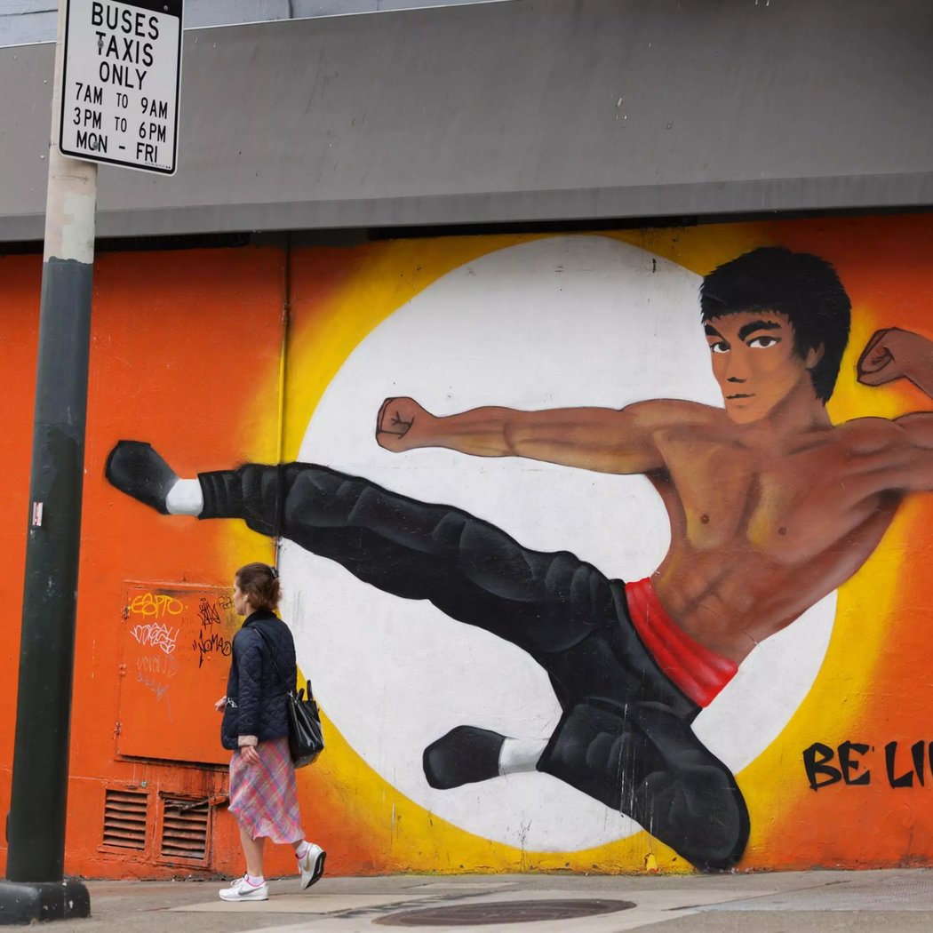 Bruce Lee mural 3