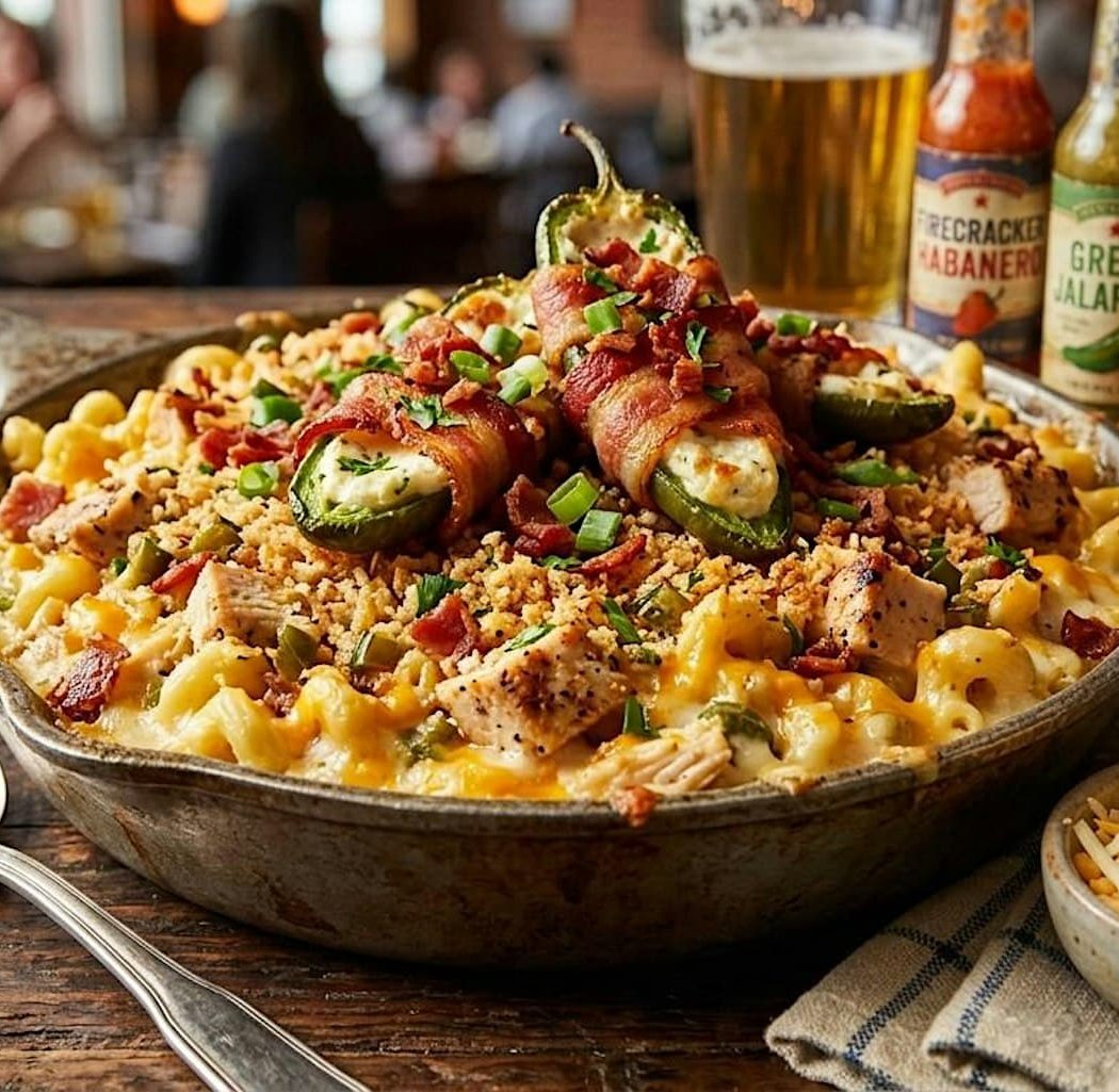 UBS In Per Cooking Class: Jalapeno Popper Chicken Mac n Cheese (veg avail)