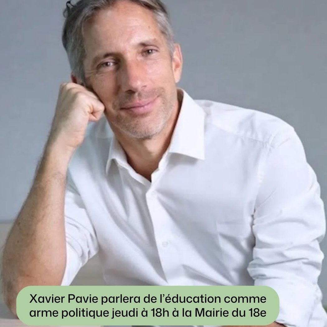 Talk by Xavier Pavie on education as a political weapon 1