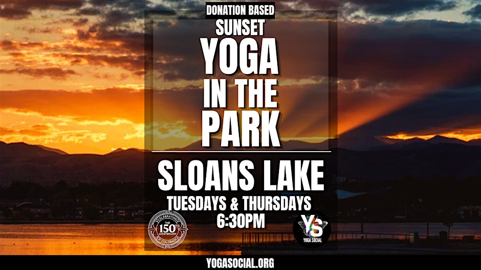 Sunset Yoga at Sloan's Lake (Yoga Social) 3