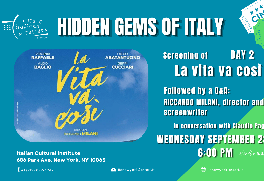 HIDDEN GEMS OF ITALY | Screening – La vita va così 1