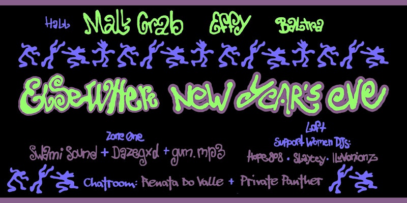 Elsewhere NYE: Mall Grab, Effy, Baltra, Swami Sound + Dazegxd and more! 1