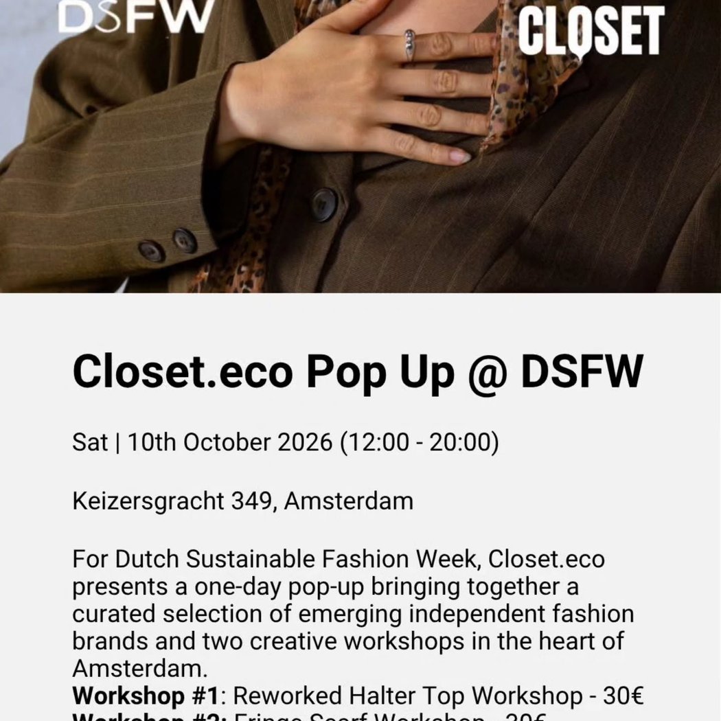 Closet.eco Pop Up @ DSFW