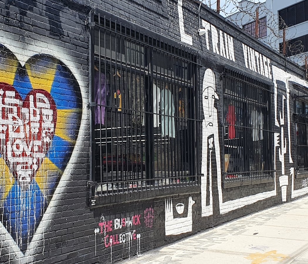 Bushwick Wall with Graffiti 4
