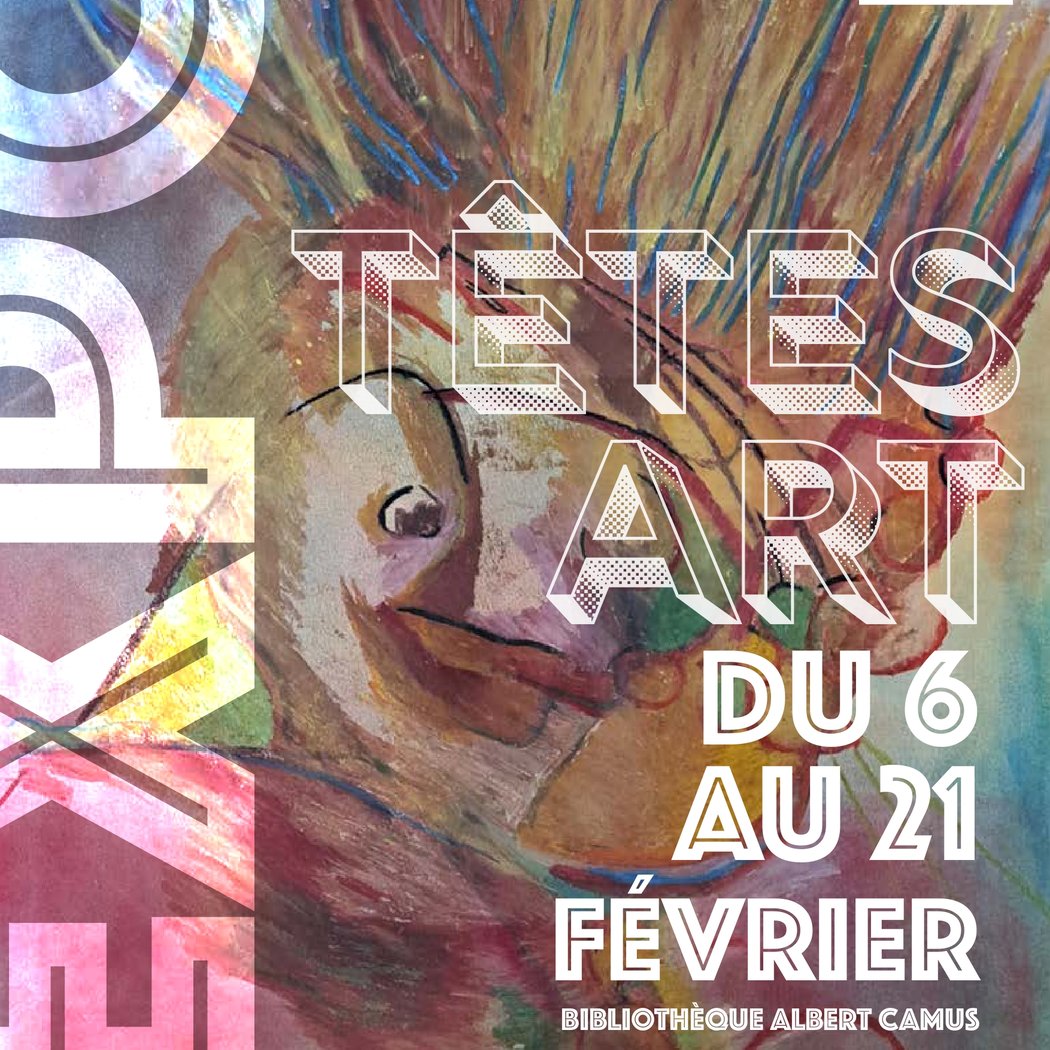 Exposition à la Bibliothèque : « Têtes Art » 1