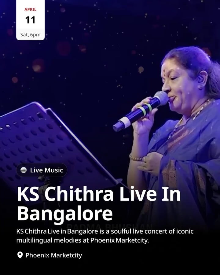 KS Chithra Live - In Concert 2
