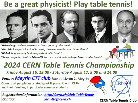 CERN table tennis championship 1