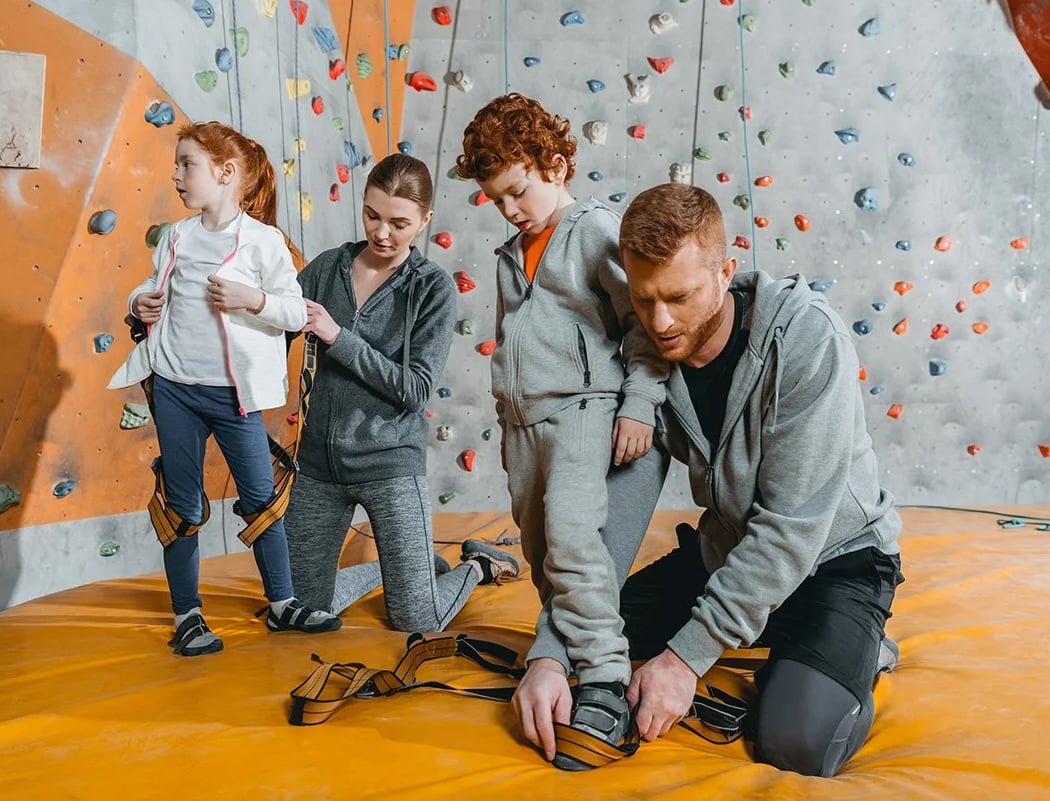 Stage d'escalade parent-enfant 2