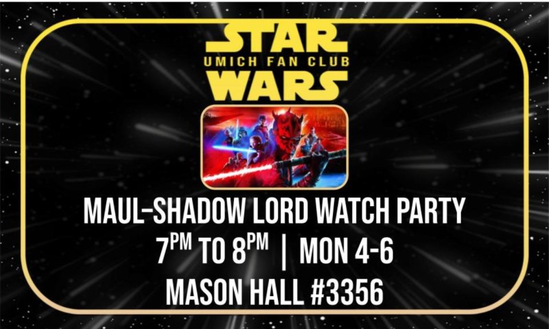 Star Wars: Maul – Shadow Lord Watch Party 1