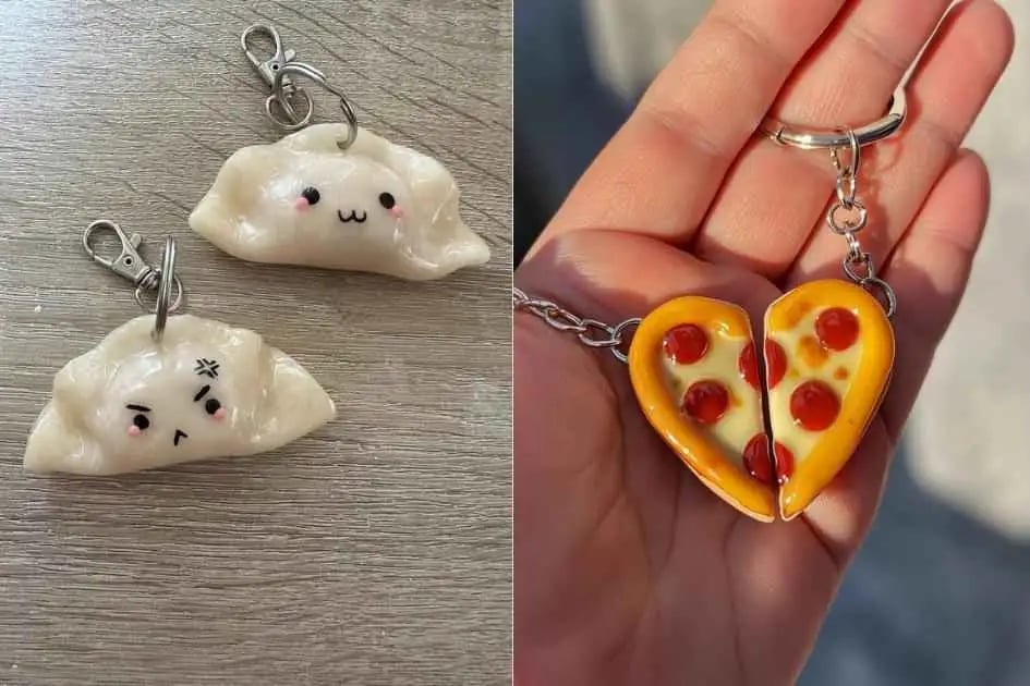 Clay Miniature Keychain Making 3