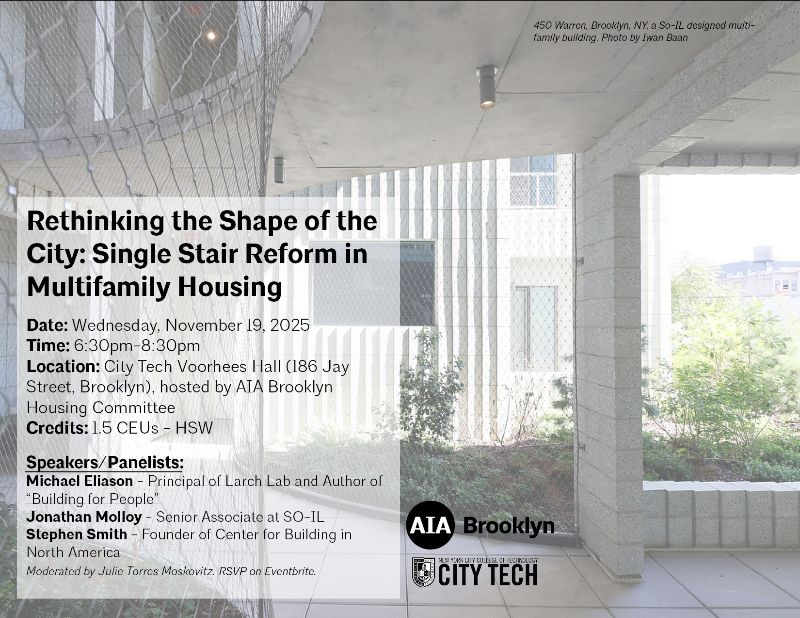 Rethinking the Shape of the City: Single Stair Reform in Multifamily Housing 1