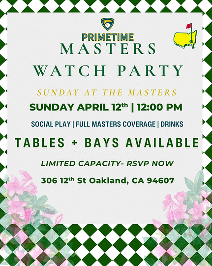 Masters Sunday Experience 1