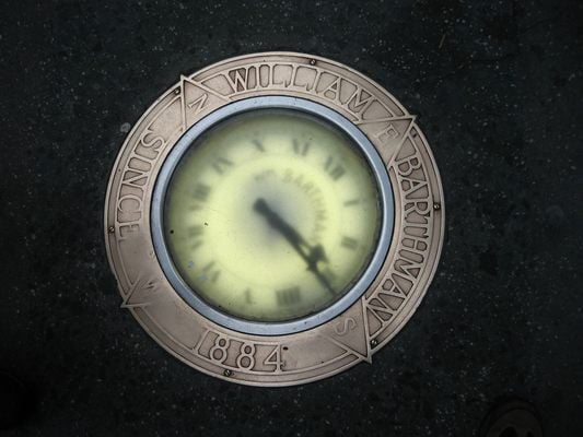 Barthman's Sidewalk Clock 2