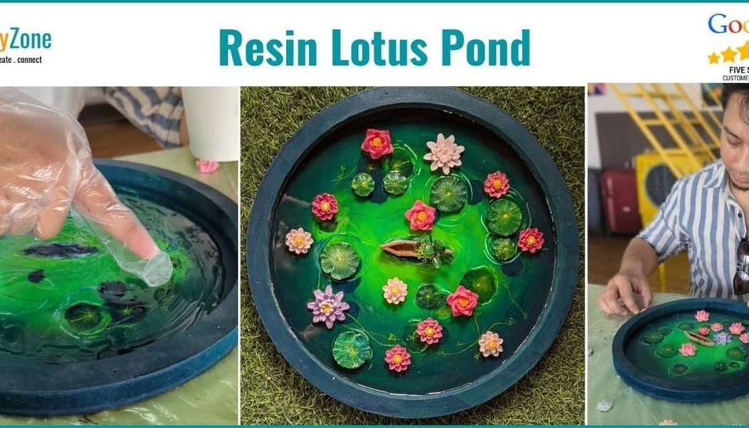 Resin Lotus Pond 1