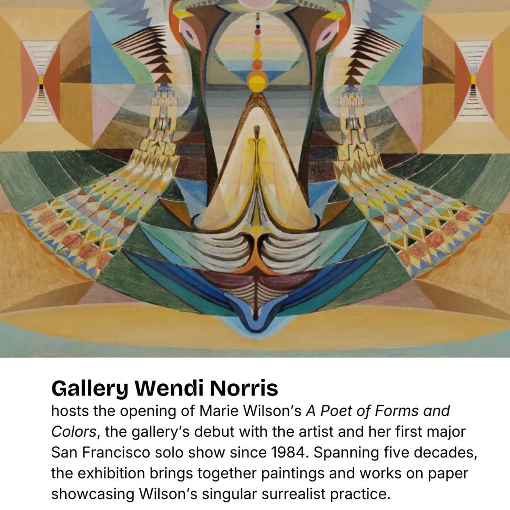 Marie Wilson's 'A Poet of Forms and Colors' exhibition 1