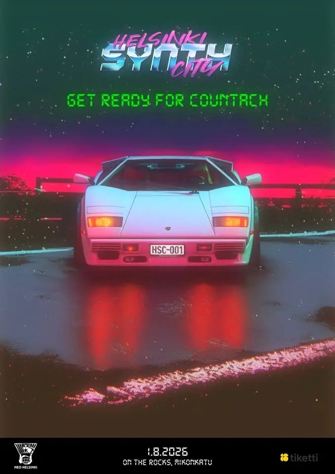 Helsinki Synth City: Get Ready for Countach 1