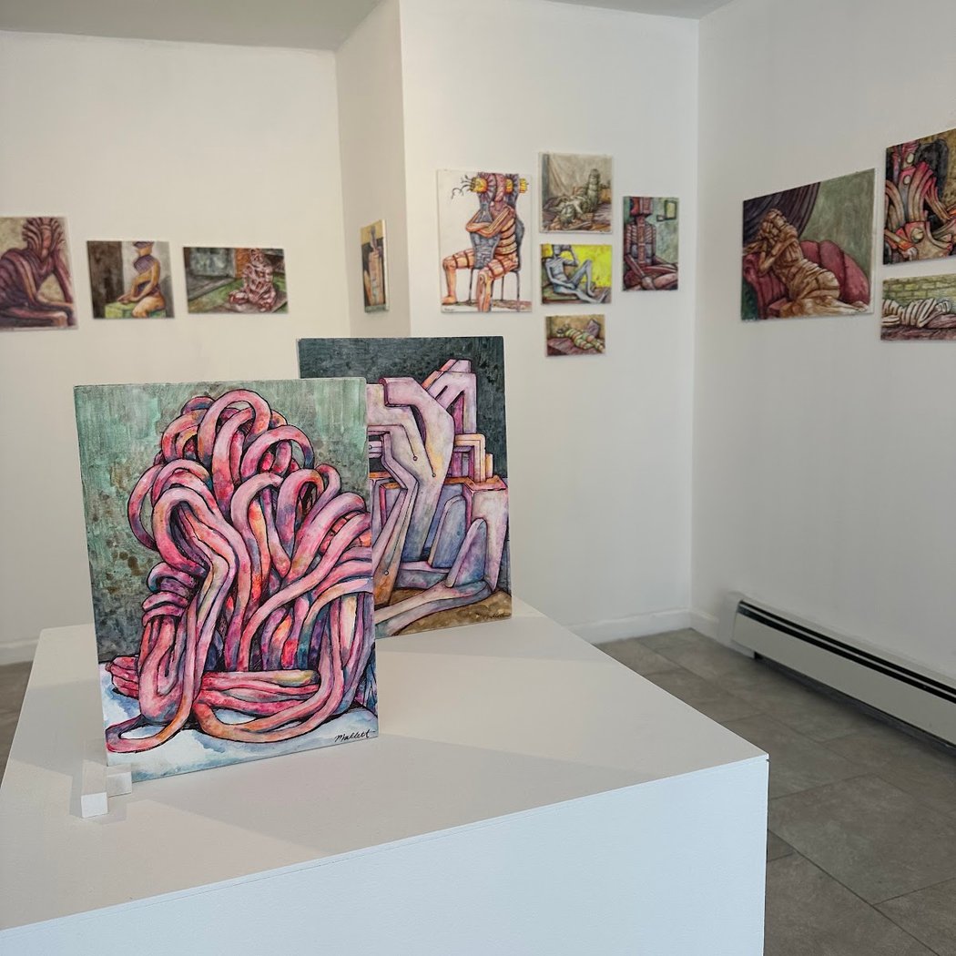 Thaw Pieces opening reception 1