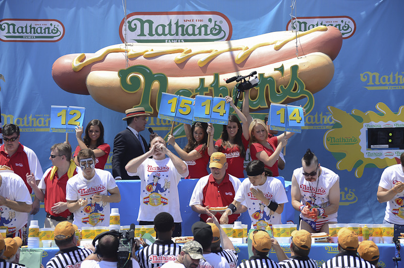 Nathan's Famous Fourth of July Hot Dog Eating Contest 3