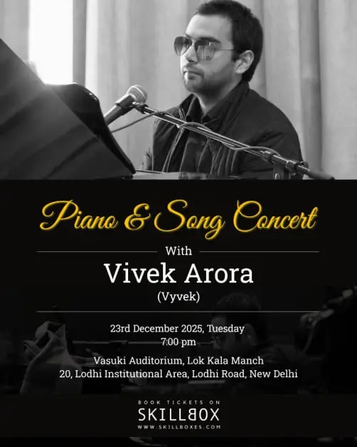Piano and Song concert by Vivek Arora (VYVEK) 1