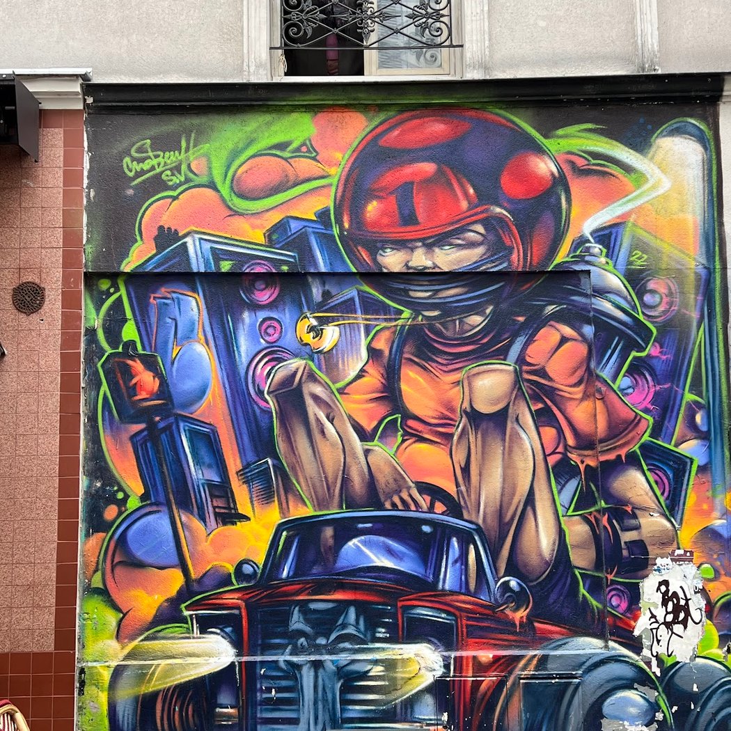 Rue Denoyez - Graffiti 1