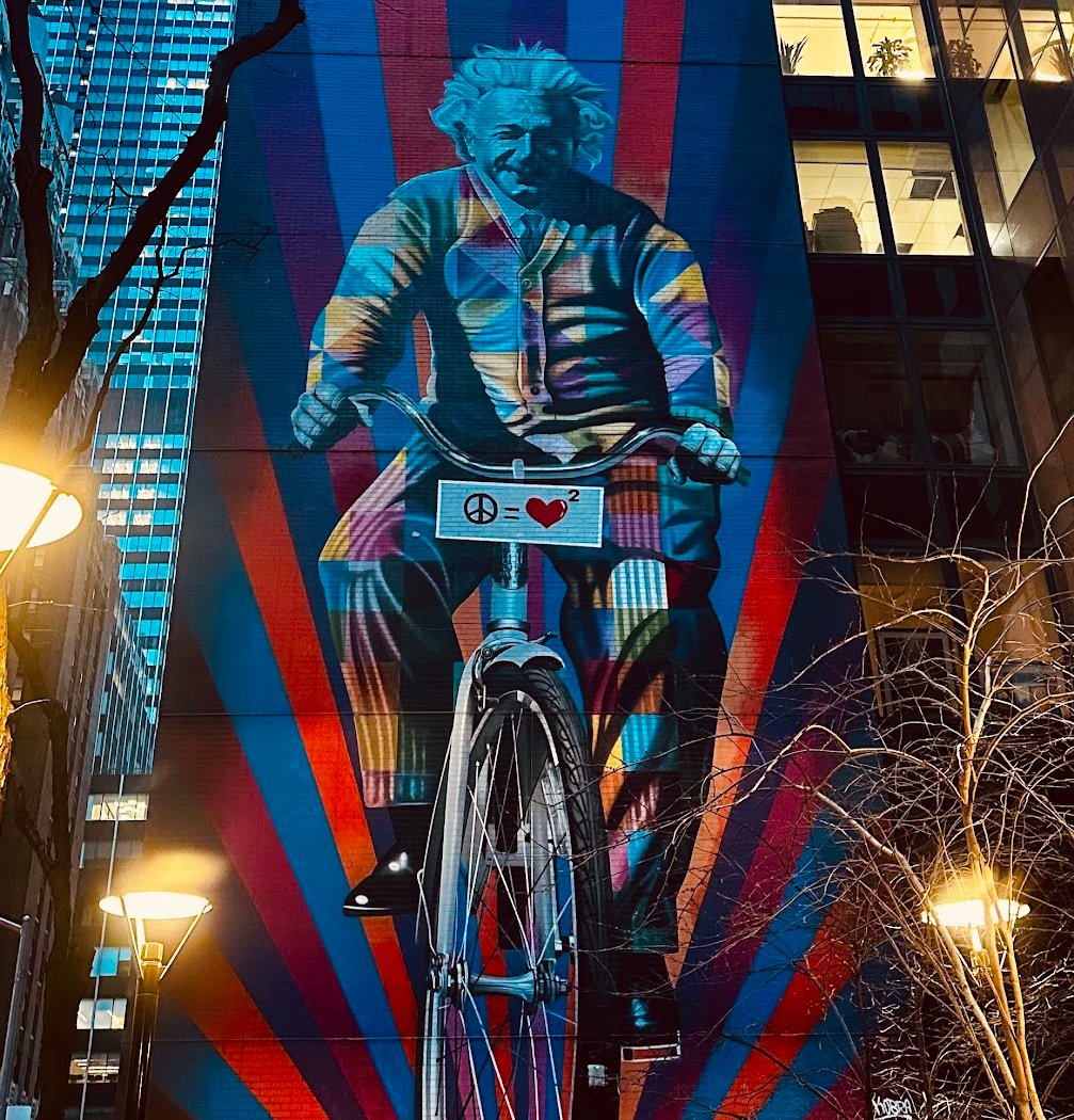Mural de Albert Einstein 1