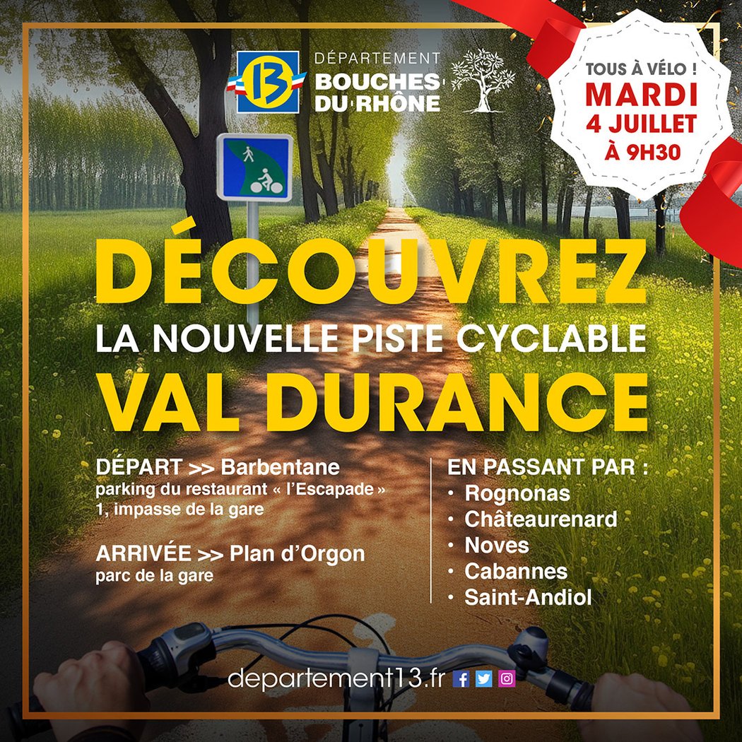 Voie verte la Durance à vélo 1